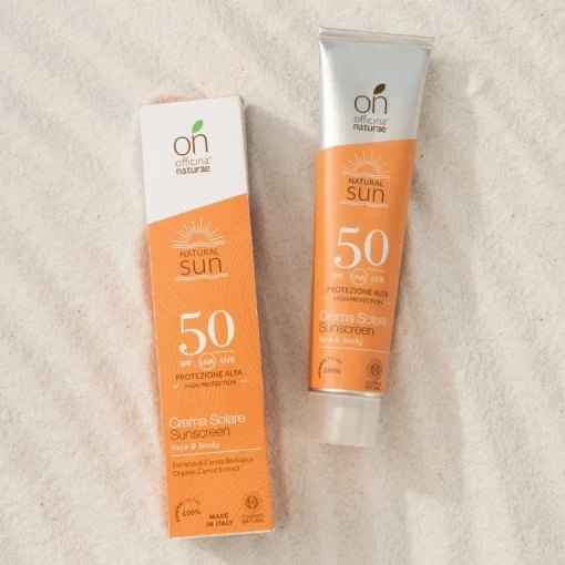 Crema solare viso e corpo SPF 50 75ml | Officina Naturae