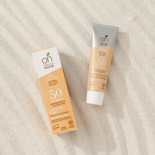 onSUN CREMA SOLARE SPF 50 VISO STOP AGE  30 ML | Officina Naturae