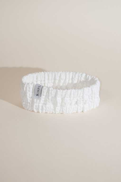Fascia capelli in cotone nido d'ape - immagine 3