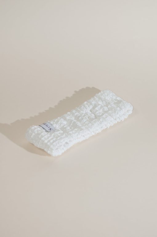 Fascia capelli in cotone nido d'ape - immagine 4