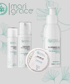 Kit Skincare Mattutina Marigrace | Crema giorno, siero, scrub e detergente viso