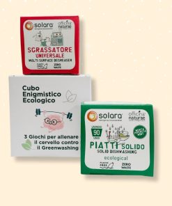 Cubo enigmistico ECO CASA | Sapone piatti solido e sgrassatore solido