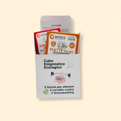 Cubo enigmistico ECO CASA | Sapone piatti solido e sgrassatore solido - immagine 4