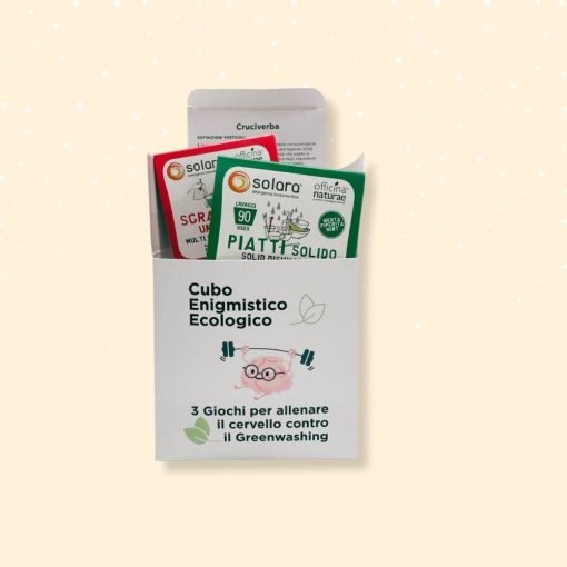 Cubo enigmistico ECO CASA | Sapone piatti solido e sgrassatore solido - immagine 3