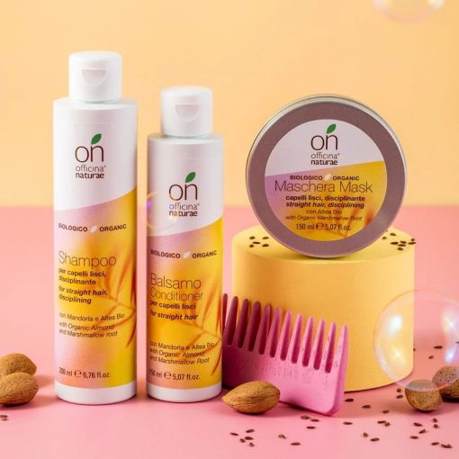 Maschera per capelli lisci disciplinante 150ml | Officina Naturae - immagine 2