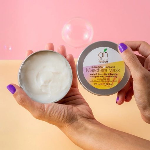 Maschera per capelli lisci disciplinante 150ml | Officina Naturae - immagine 3