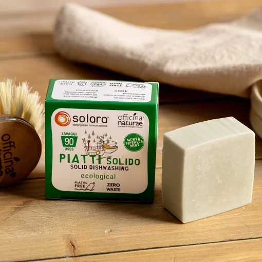 Sapone piatti solido alla menta piperita | Officina Naturae