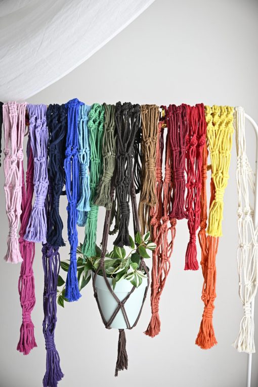 Porta piante in macramè | Macramè de Candela - immagine 2