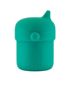 BICCHIERE BAMBINI IN SILICONE CON BECCUCCIO – 150 ml | PURA