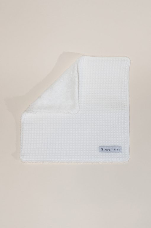 Salvietta viso double | Cotone e spugna di bambù - immagine 4