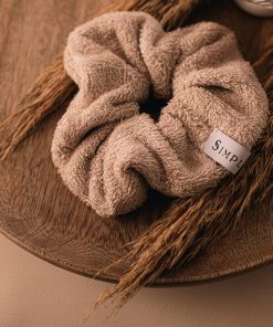 Scrunchie in spugna di bambù