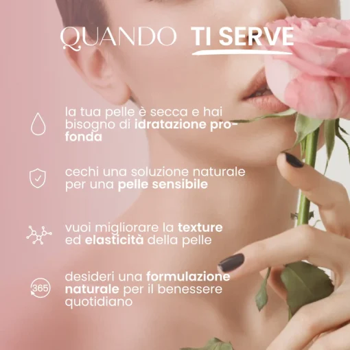 Siero Acido Ialuronico IDRATANTE per il viso - Pelle Normale I Senso Naturale - immagine 3