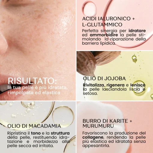 Siero Acido Ialuronico IDRATANTE per il viso - Pelle Normale I Senso Naturale - immagine 4