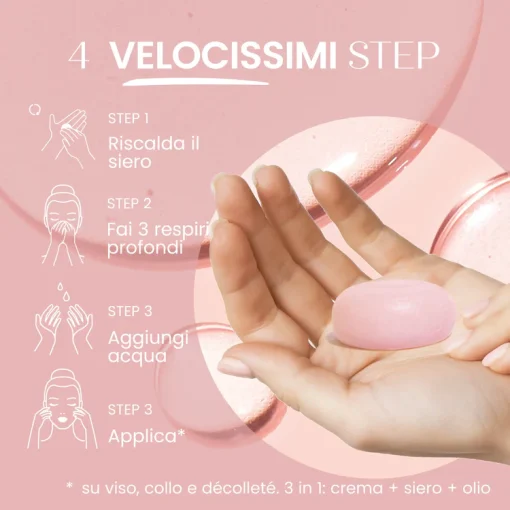 Siero Acido Ialuronico IDRATANTE per il viso - Pelle Normale I Senso Naturale - immagine 5
