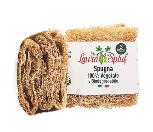 Tris di cilindri di luffa da 7 cm