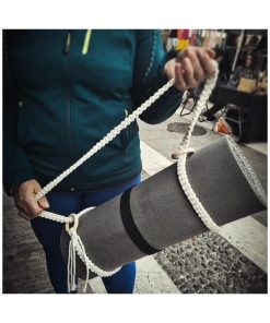 Tracolla in macramè per tappetino da yoga | Macramè de Candela