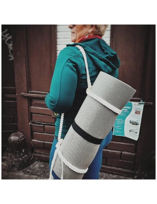 Tracolla in macramè per tappetino da yoga | Macramè de Candela - immagine 3