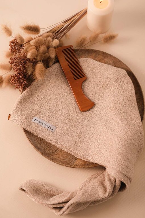 Turbante capelli in spugna di bambù