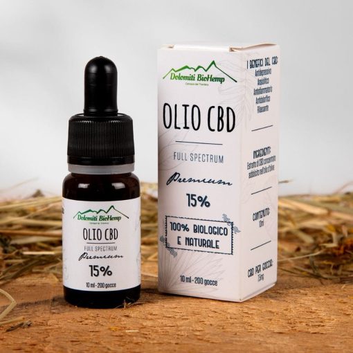 Olio di Canapa 15% I Dolomiti Biohemp | Brutti ma buoni