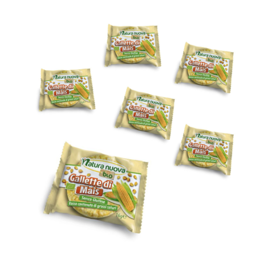 Gallette di mais da agricoltura biologica Pack 30pz