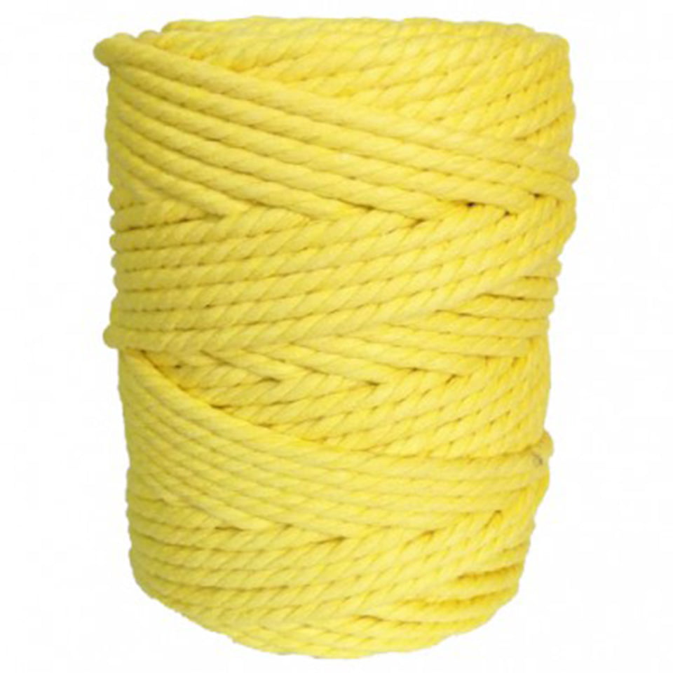 Porta borraccia in macramè | Macramè de Candela (Colore: giallo)