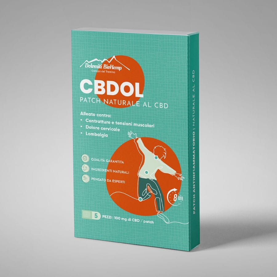 Cerotto Antidolorifico Naturale alla Canapa I Dolomiti Biohemp