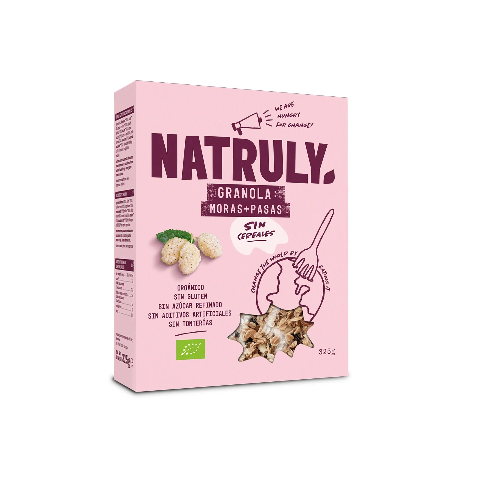 GRANOLA ALLE MORE E UVETTA SENZA CEREALI | BIO | Natruly