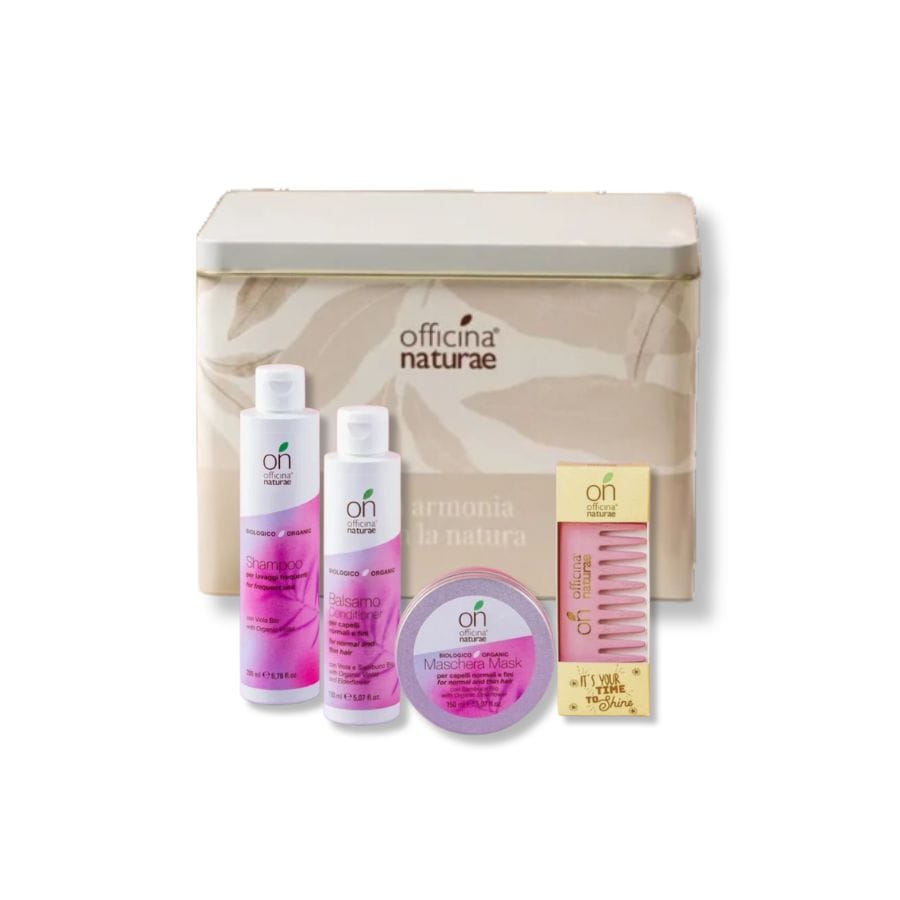 Kit Completo Capelli Normali e Fini: 4 Prodotti e Scatola in Latta (Scegli: Kit senza scatola di latta)