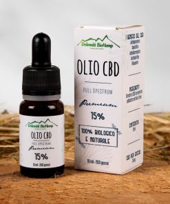 Olio di Canapa 15% I Dolomiti Biohemp