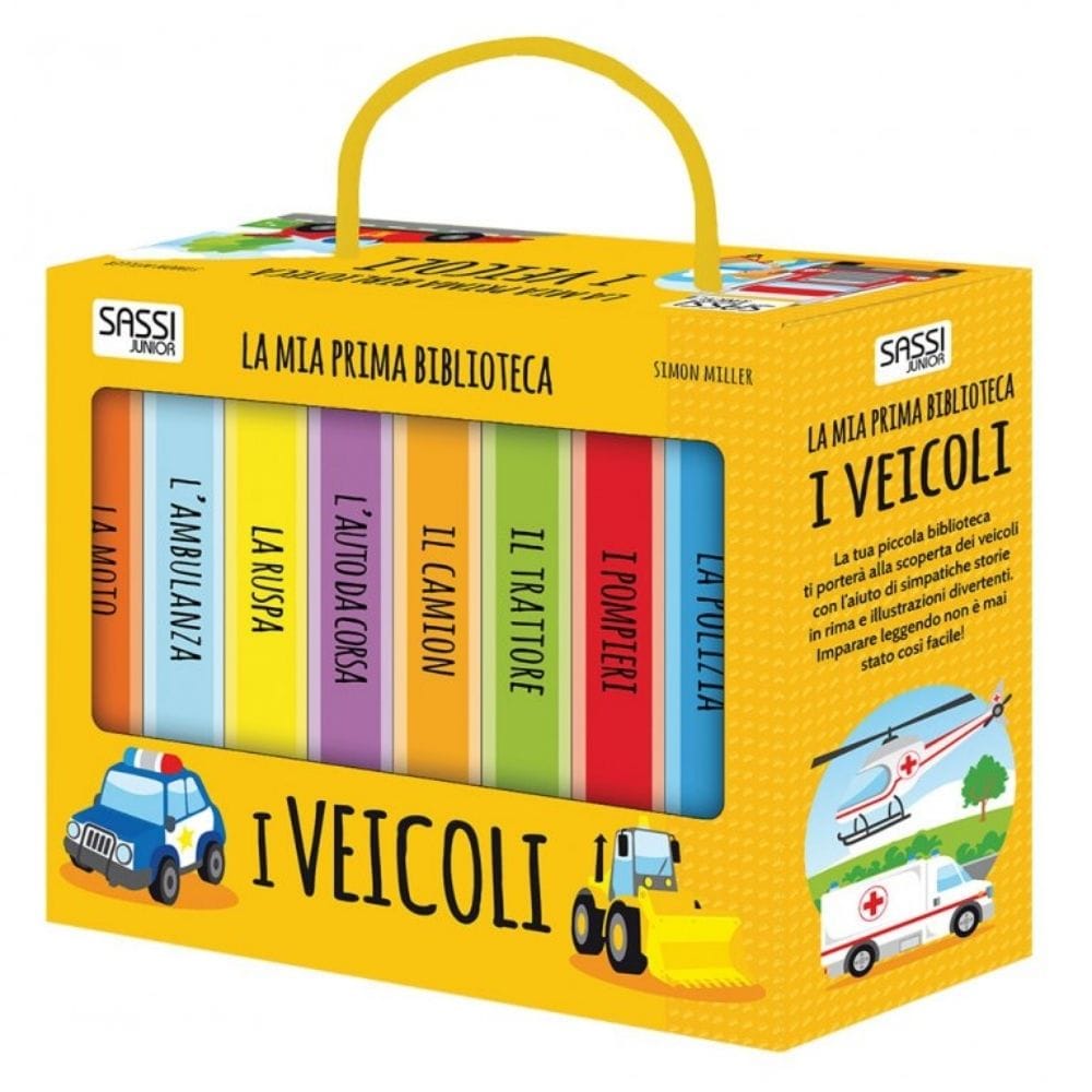 Libri per Bambini La Mia Prima Biblioteca: i Veicoli I Sassi