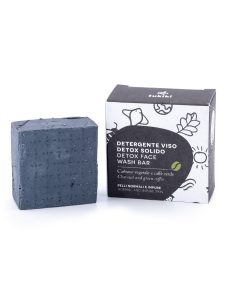 Detergente viso 70g - carbone vegetale e caffè verde | Tukiki