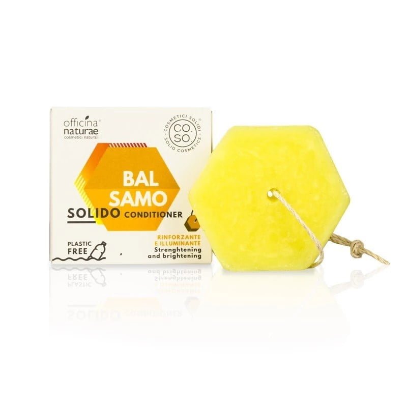 Balsamo solido rinforzante illuminante - 64 g | Officina Naturae