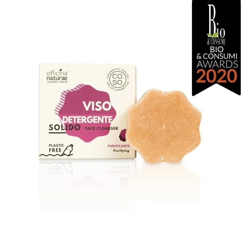 Detergente viso solido purificante | 50 g | Officina Naturae