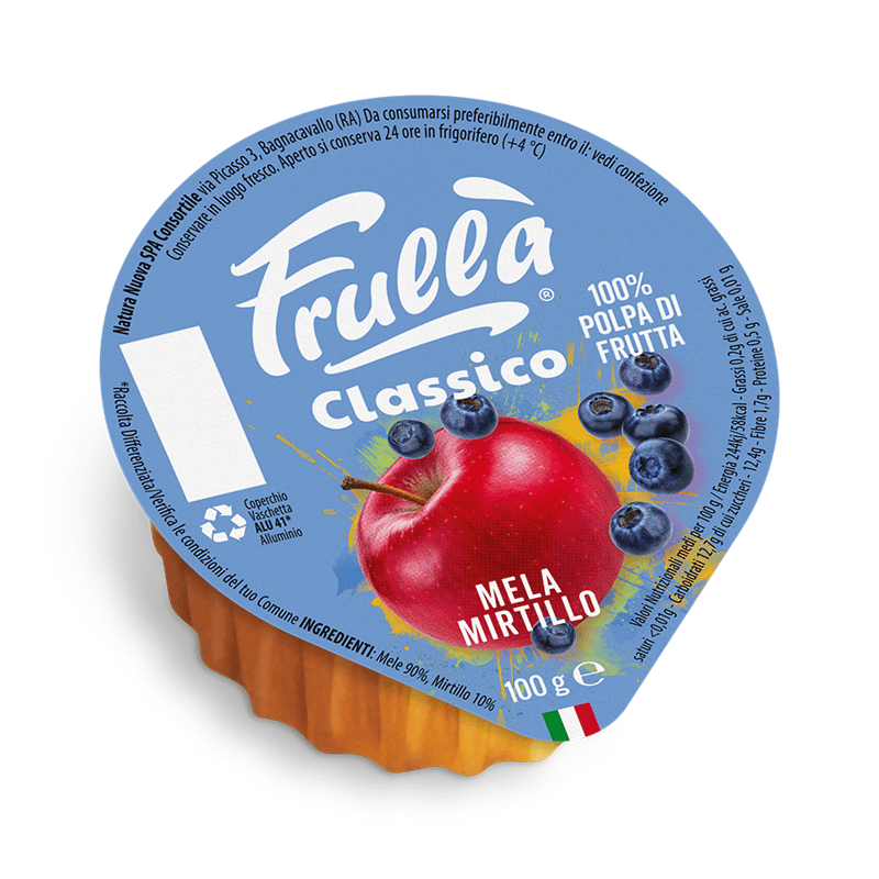 Polpa di frutta Mela Mirtillo - Pack 18 pezzi - immagine 2