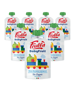 Baby Fruit Mela Banana Lamponi Biologico - Pack 10 Pezzi
