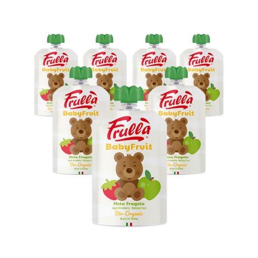 Baby Fruit Mela Fragola Biologico - Pack 10 Pezzi