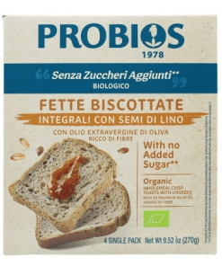 FETTE BISCOTTATE Integrali Semi di Lino | Probios