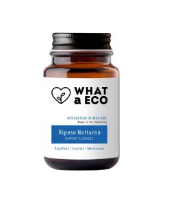 RIPOSO NOTTURNO 30 caps | Integratore a base di Melatonina, Passiflora ed Escolzia