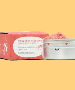 Maschera viso 3 in 1 - Detergente, Scrub e Maschera I Tukiki