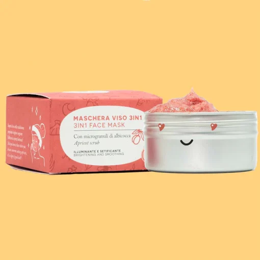Maschera viso 3 in 1 - Detergente, Scrub e Maschera I Tukiki
