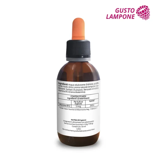 NUTRA B12 cianocobalamina | 50 ml | Vegan - immagine 2