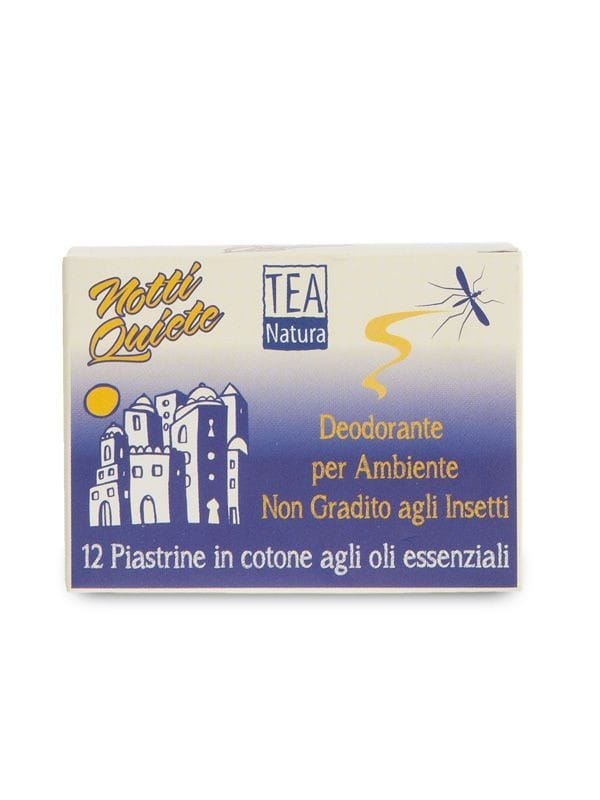 Piastrine Deodoranti Notti Quiete 12 pz. | Rimedio Anti Zanzare | Teanatura 