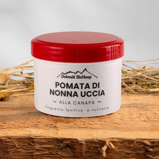 Crema antinfiammatoria alla canapa con cera d'api 60ml | POMATA DI NONNA UCCIA | Dolomiti BioHemp