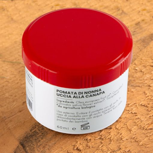 Crema antinfiammatoria alla canapa con cera d'api 60ml | POMATA DI NONNA UCCIA | Dolomiti BioHemp - immagine 2