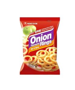 NONGSHIM Anello di Cipolla Hot & Spicy 40G Snack Piccante e Gustoso per Amanti dei Cibi Salati