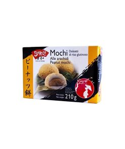 BIYORI Mochi Alle Arachidi 210GR - Dolcetti di Riso Glutinoso Arricchiti con Arachidi per Snack Salati Ideali per Pause della Giornata