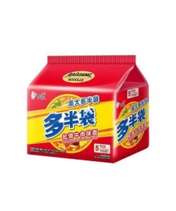 BAIXIANG RAMEN PACK ROASTED BEEF 120GRX5