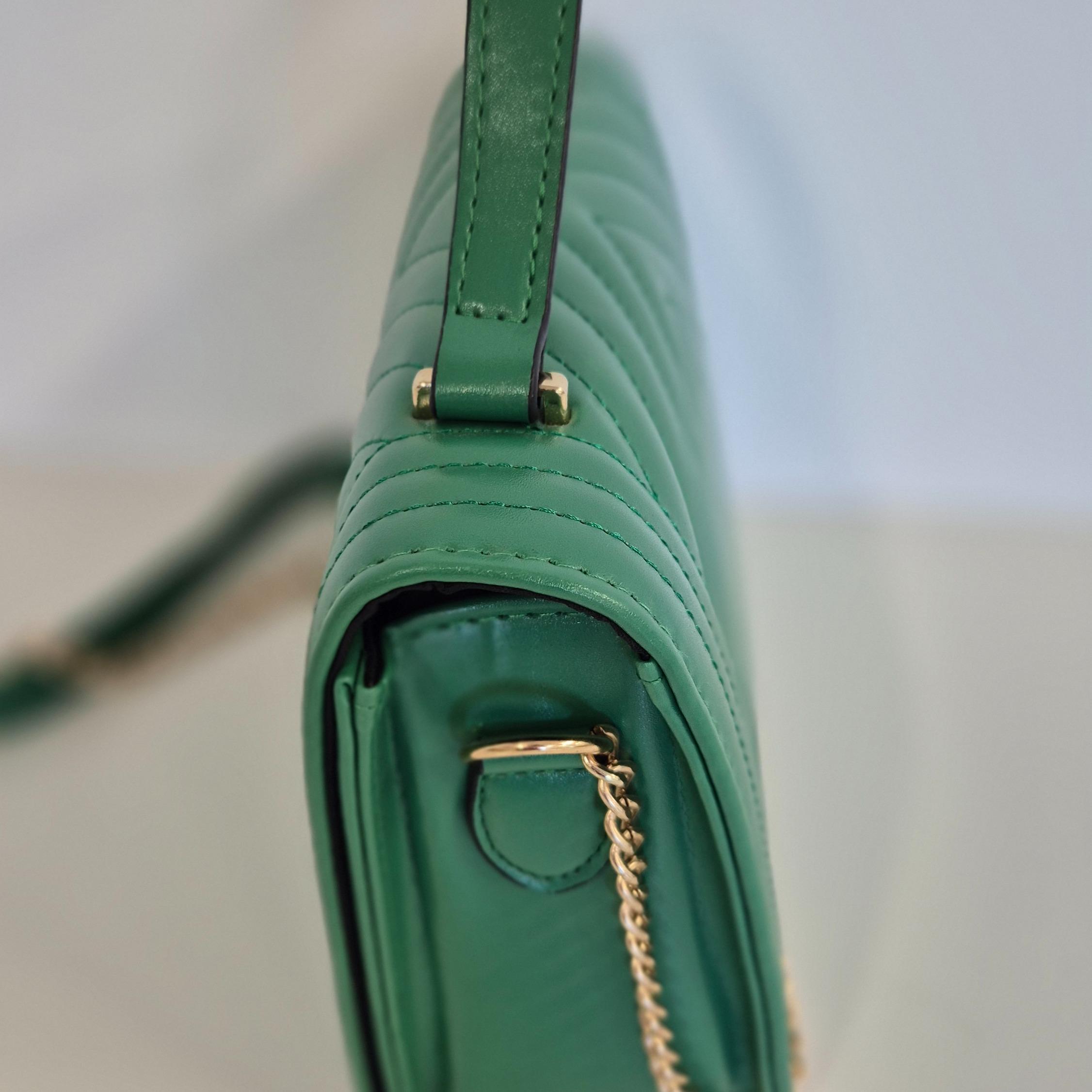 Borsa Crossbody Elena col. Verde Smeraldo - immagine 2