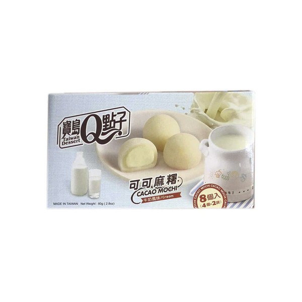 Q Taiwan Dessert Mochi Cacao Crema 80g