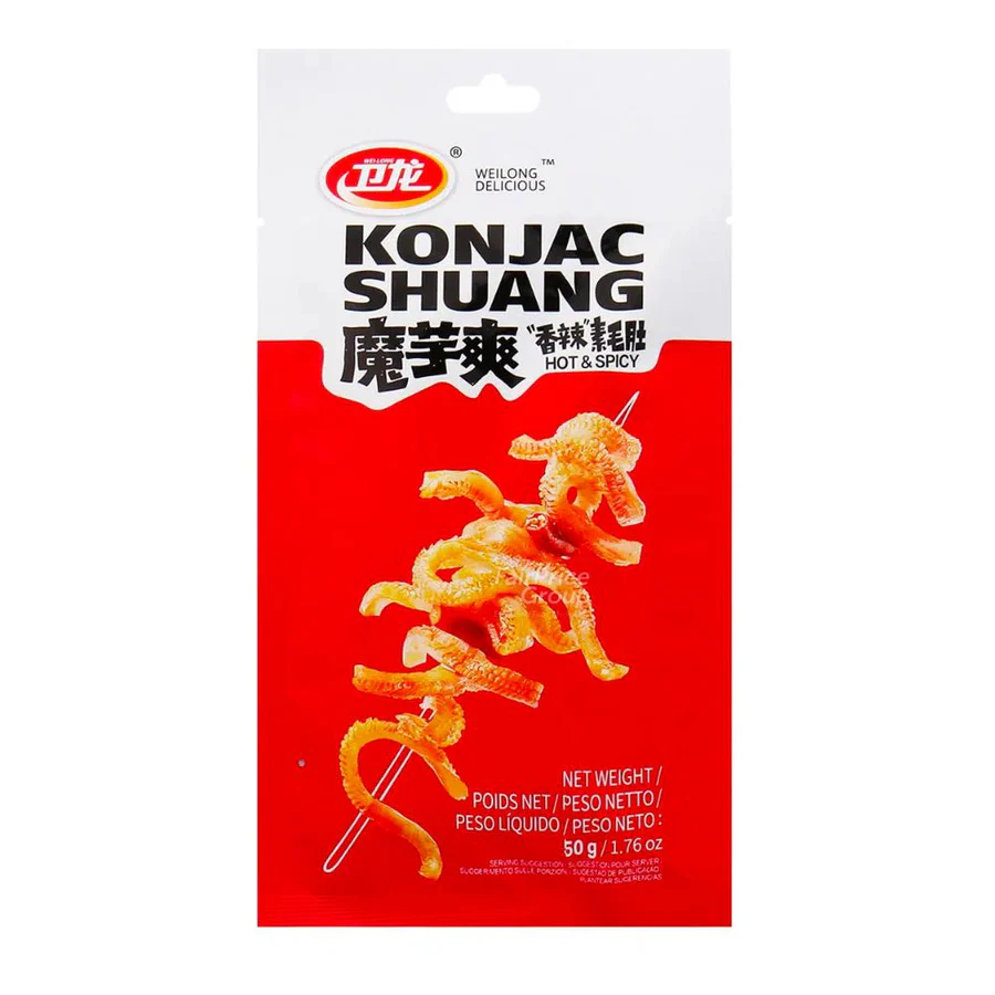 Weilong Konjac Shuang gusto Piccante 50g